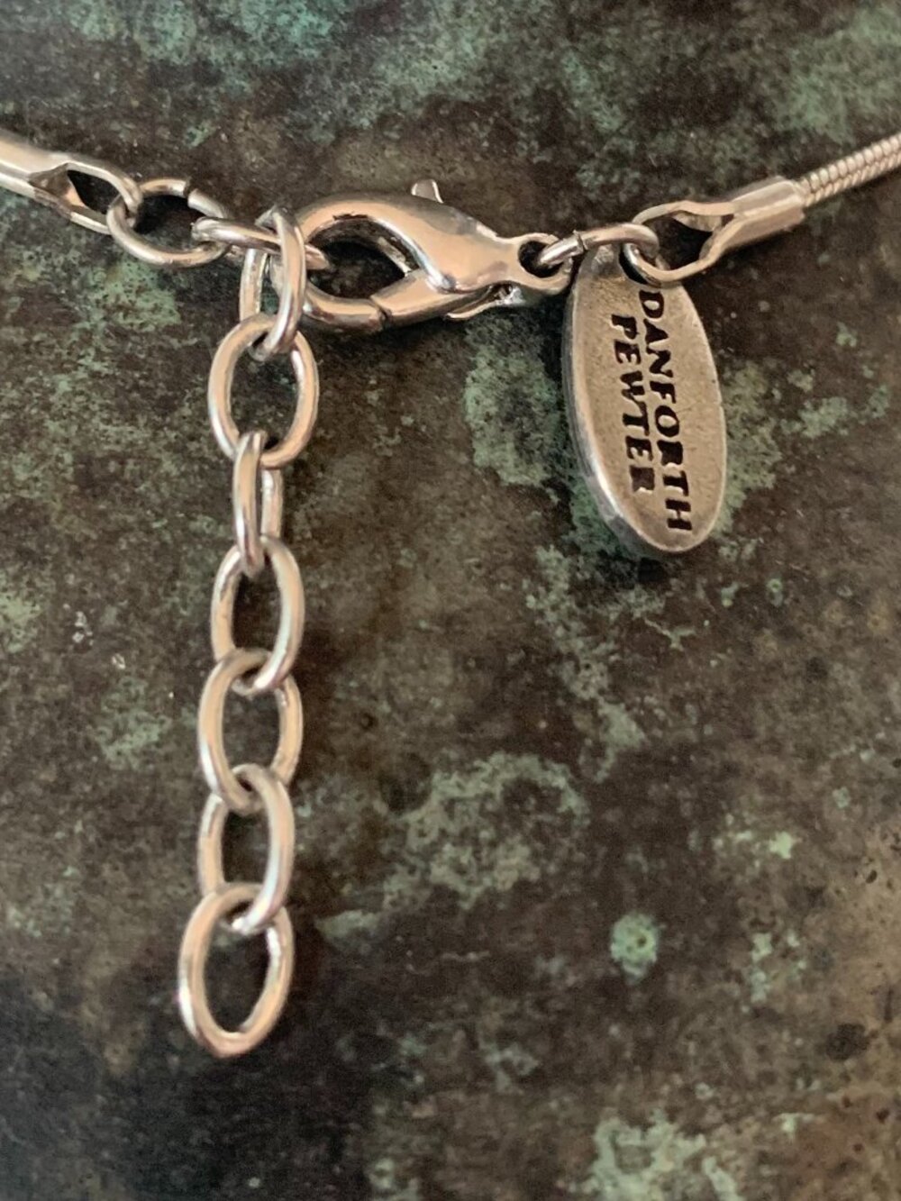 Danforth Pewter Peace Necklace View 5